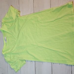 Zenana Outfitters Neon Yellow V-Neck Tee
